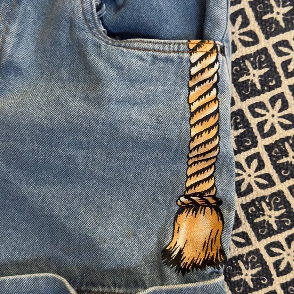 Comme-des-garcons Women's Blue Shorts - Picture 3 of 5